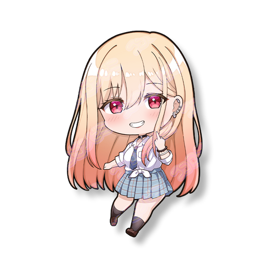 Marin Pocket Waifu Sticker (Full Body)