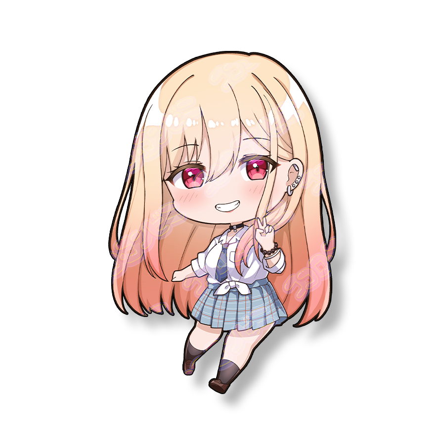 Marin Pocket Waifu Sticker (Full Body)