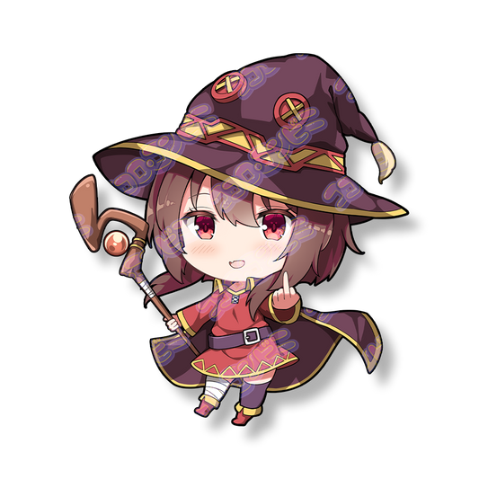 Megumin Pocket Waifu Sticker (Full Body)