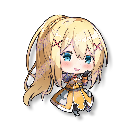 Darkness Pocket Waifu Sticker (Full Body)