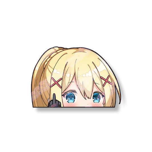 Darkness Pocket Waifu Sticker (Peeker)