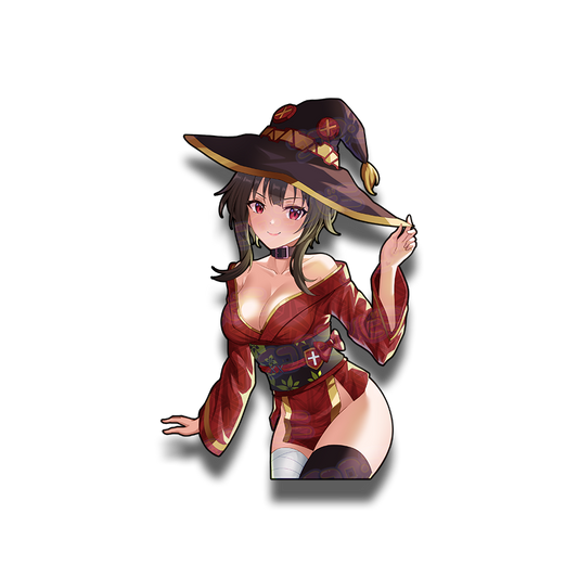 Megumin Half Body Sticker