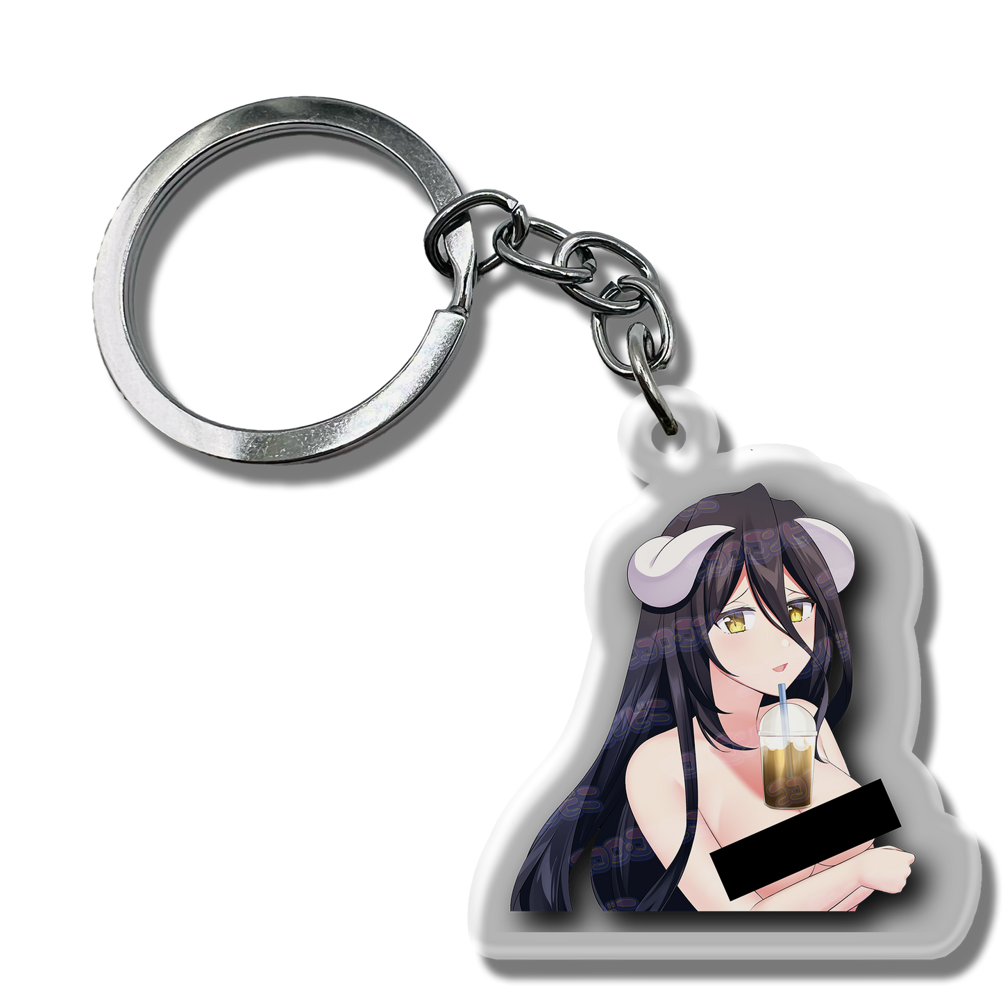 Albedo ABG - Anime Boba Girl Keychain (SFW / NSFW)