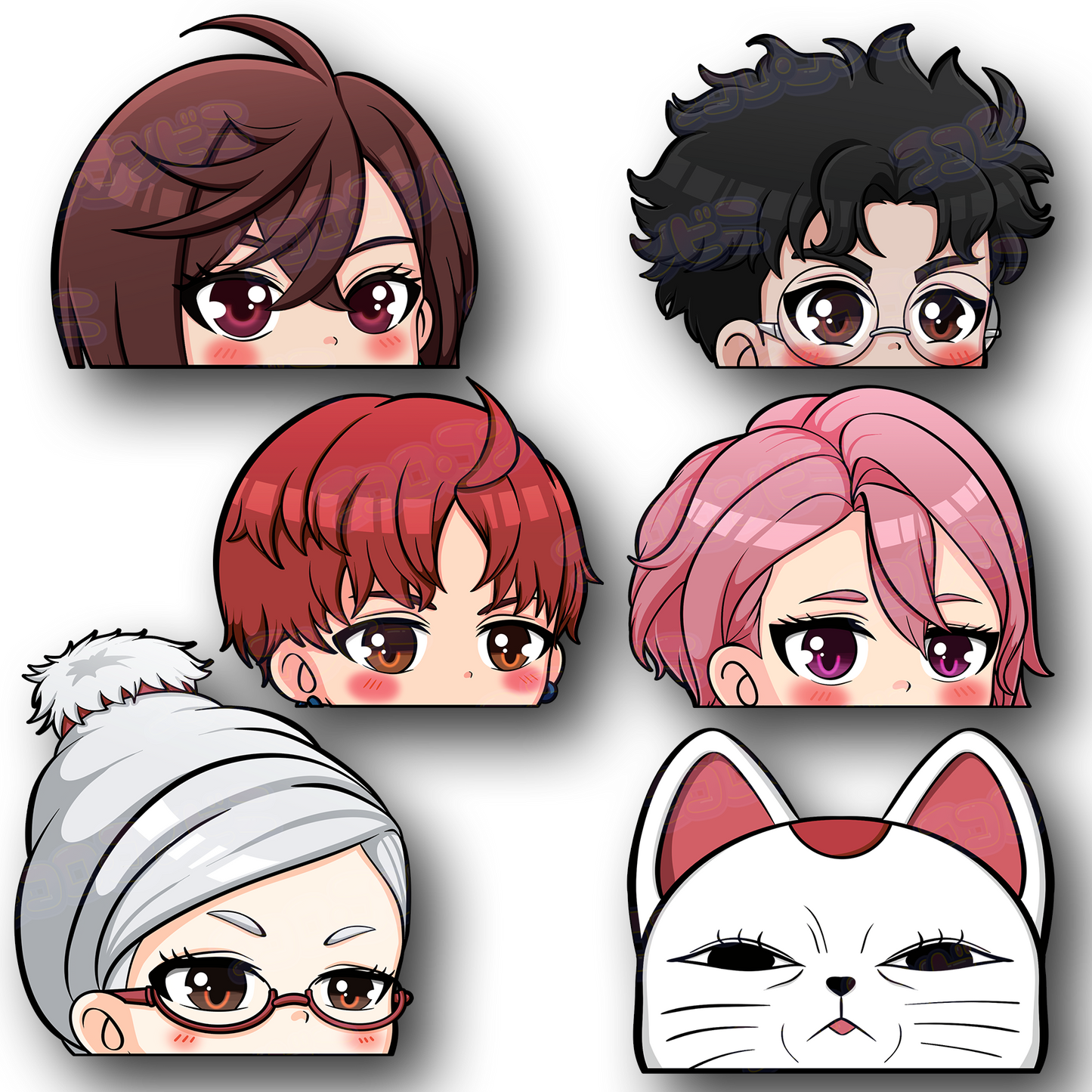 DDD Chibi Peekers