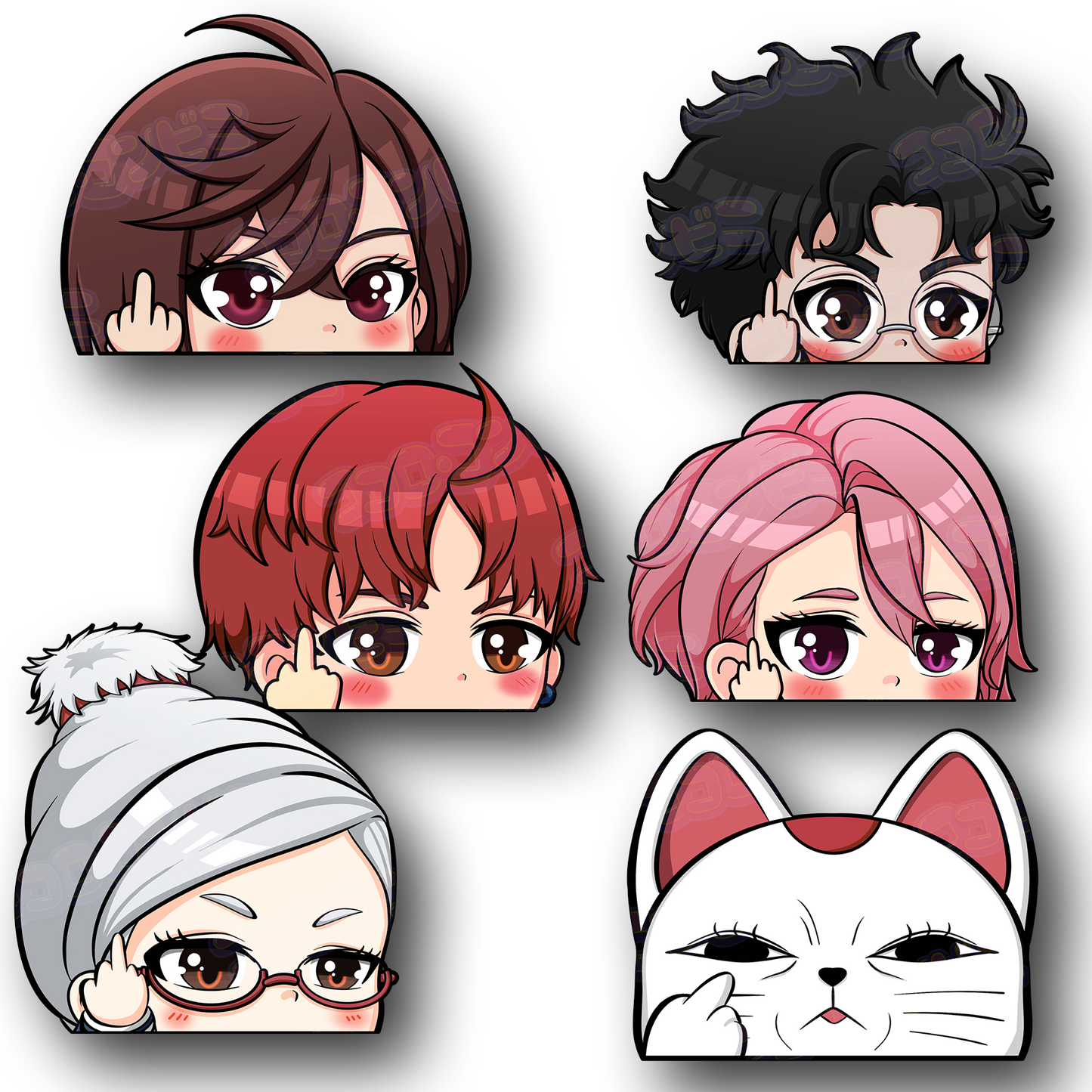DDD Chibi Peekers