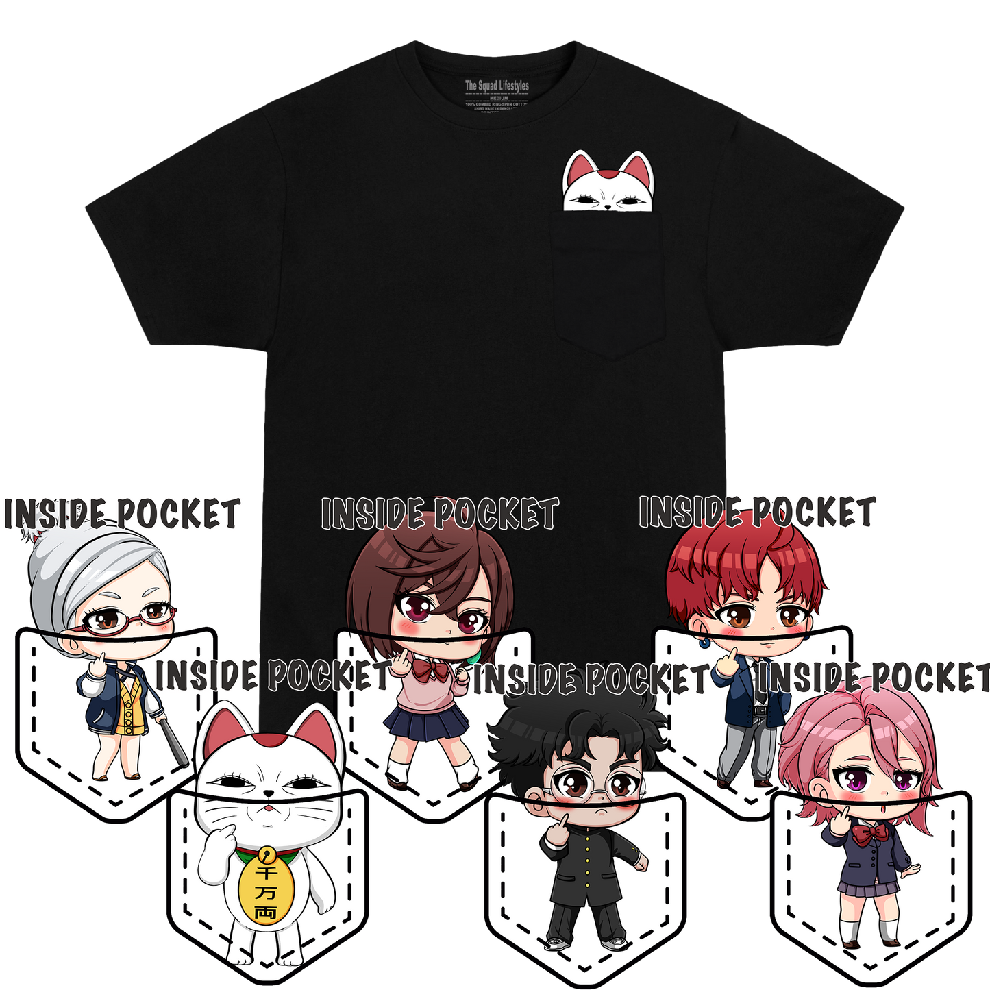 DDD Pocket Waifu & Chibi Shirt(s)
