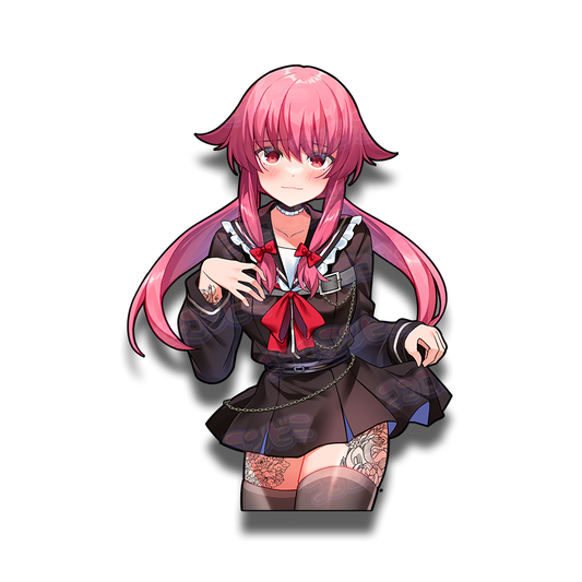 Goth Yuno Sticker (Holo / Regular)