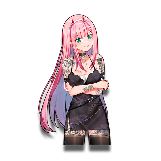Goth ZeroTwo Sticker (Holo / Regular)