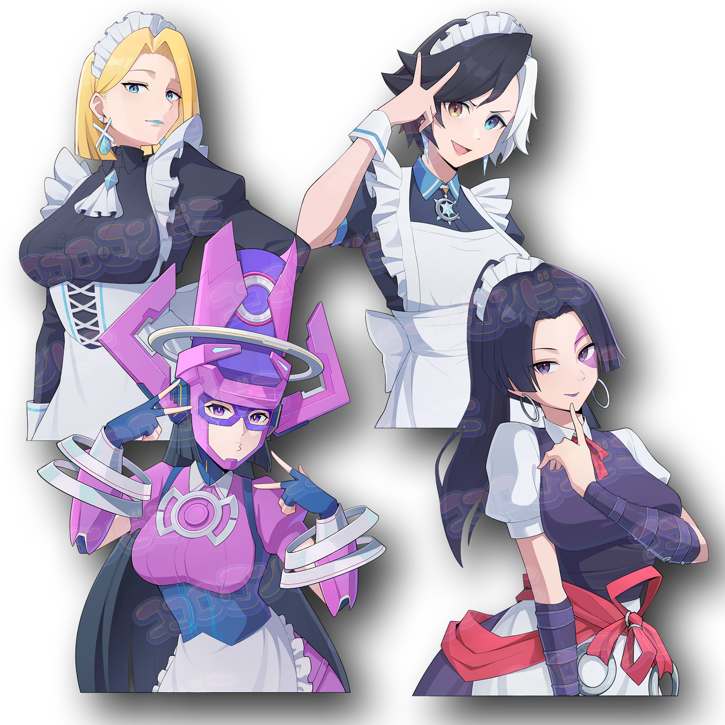 SuperHero Maids Sticker Bundle