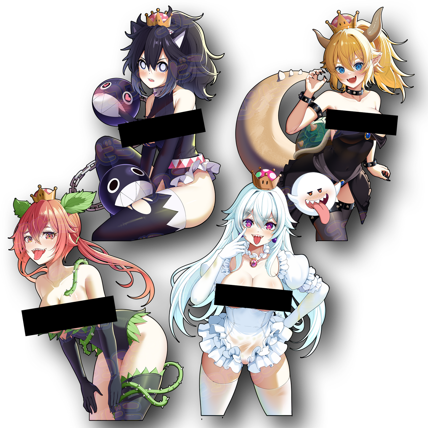 Nintendettes Sticker Bundle (Holo / Regular)