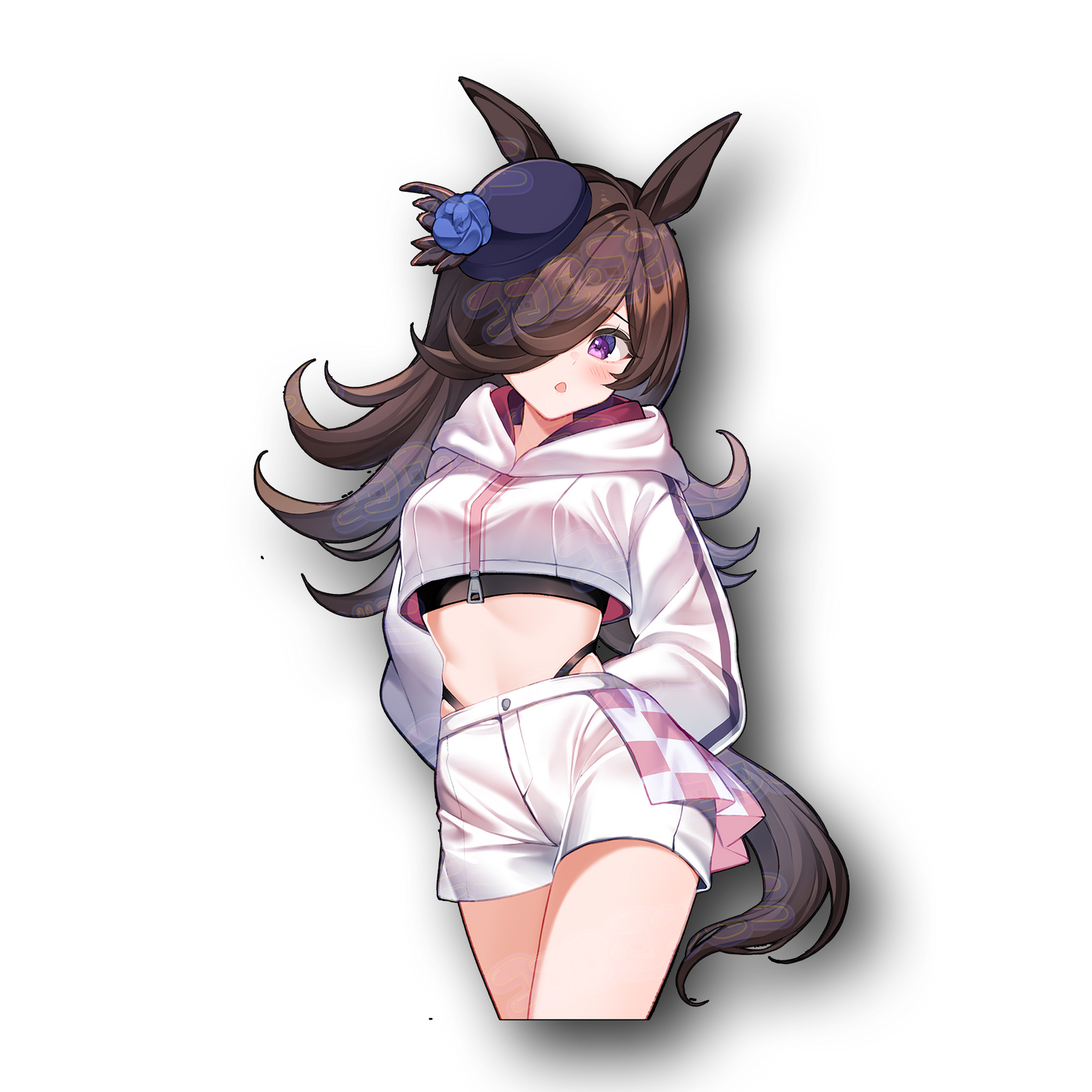 Rice Shower Sticker