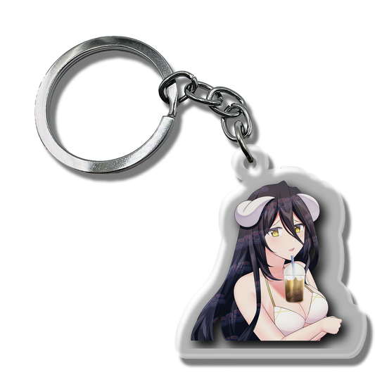 Albedo ABG - Anime Boba Girl Keychain (SFW / NSFW)
