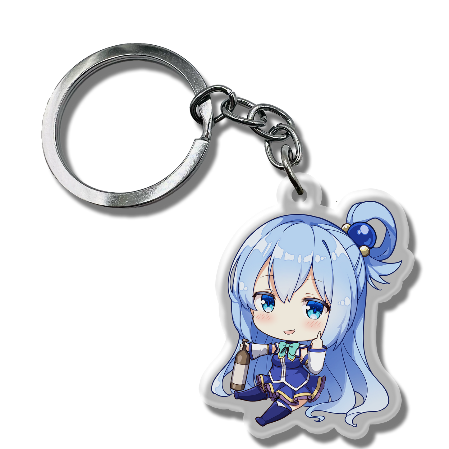 Aqua Pocket Chibi Keychain
