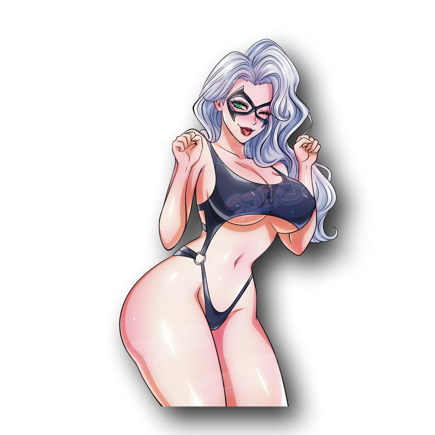 BlackCat Sticker (Regular / Bikini)
