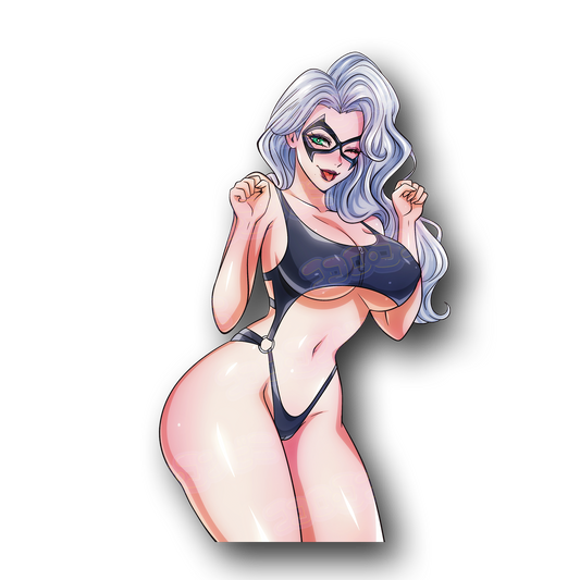 BlackCat Sticker (Regular / Bikini)