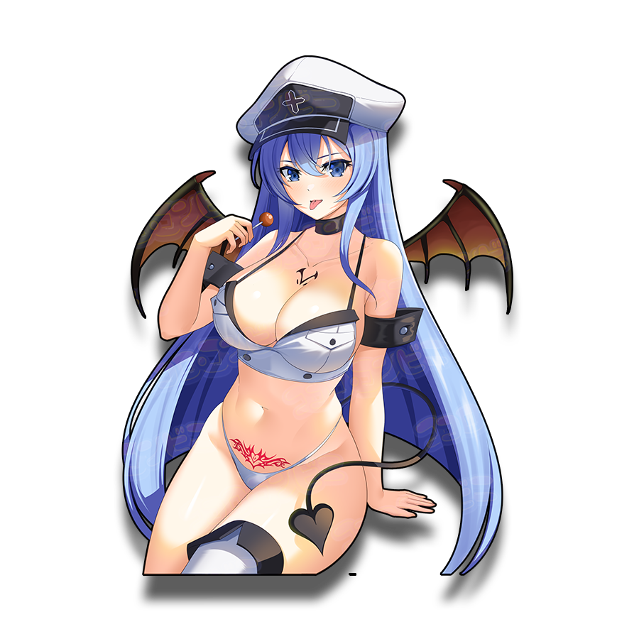 Esdeath Succubus Sticker (Holo / Regular)