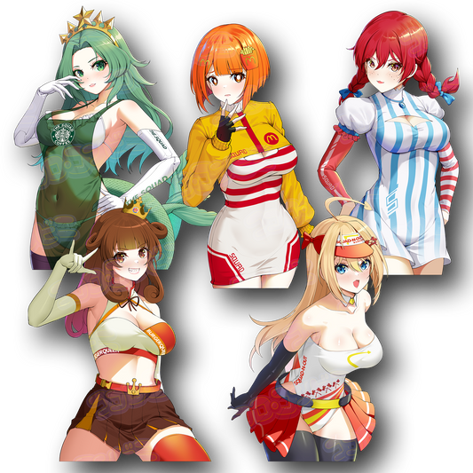 FastFood Sticker Bundle (Holo / Regular)