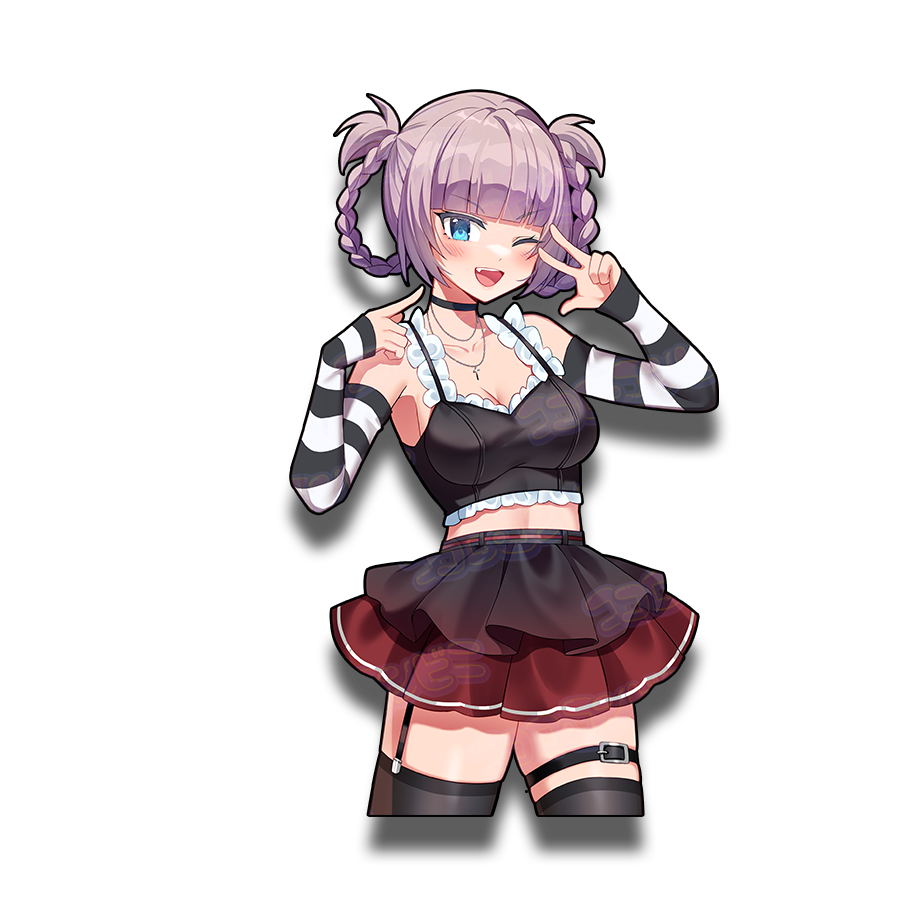 Goth Nazuna Sticker (Holo / Regular)