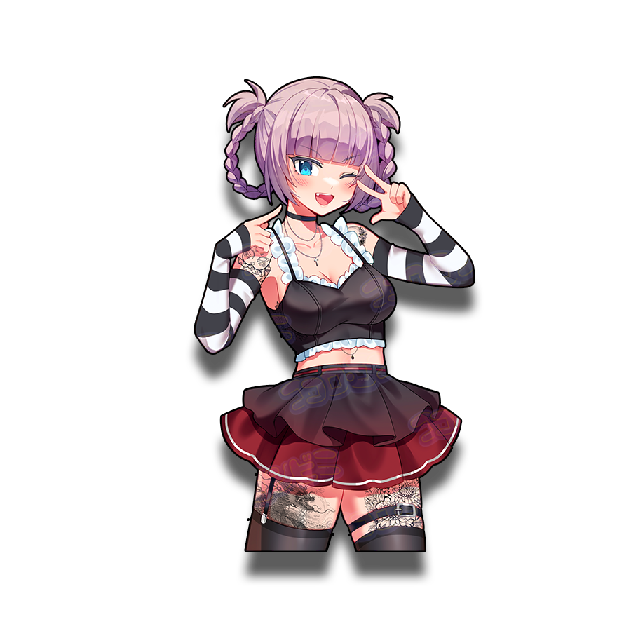 Goth Nazuna Sticker (Holo / Regular)