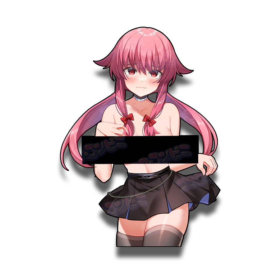 Goth Yuno Sticker (Holo / Regular)
