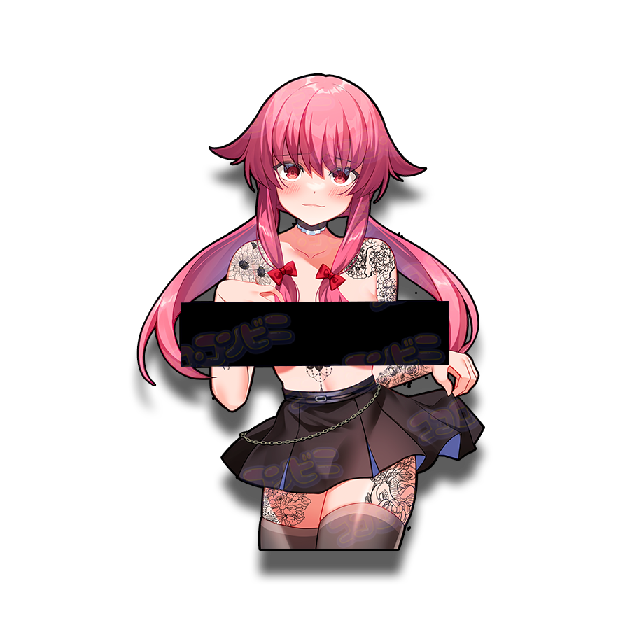 Goth Yuno Sticker (Holo / Regular)