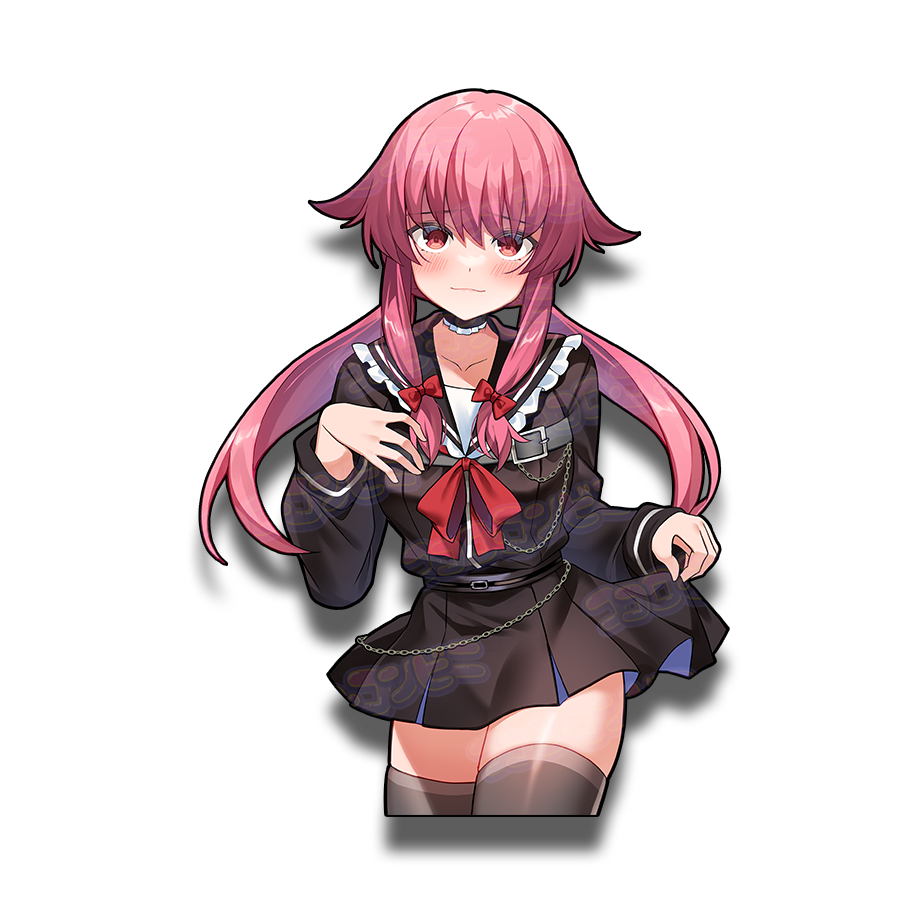 Goth Yuno Sticker (Holo / Regular)