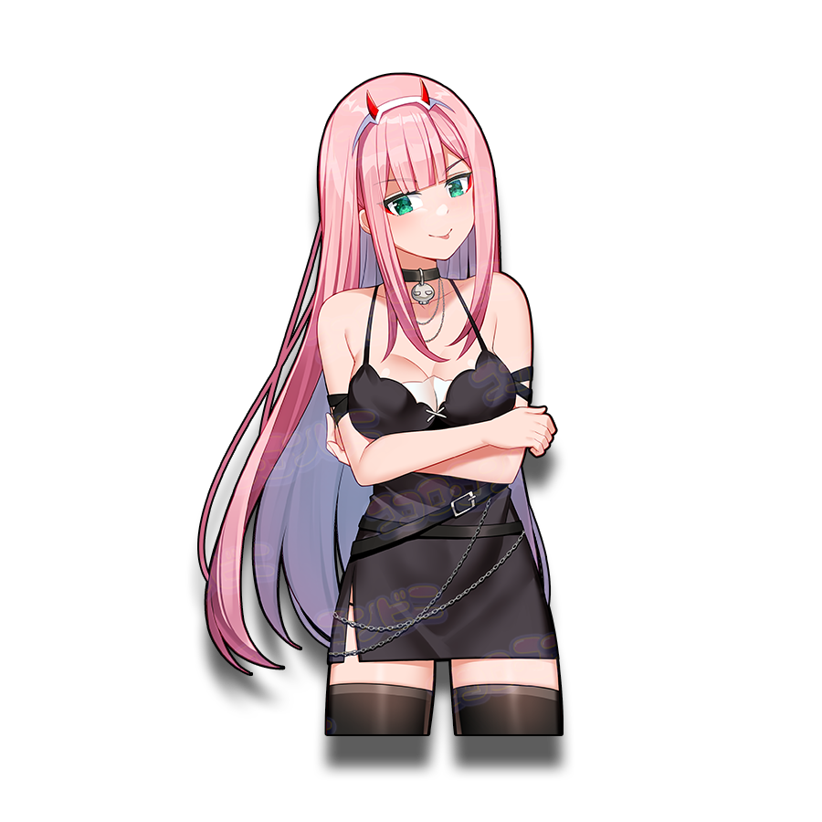 Goth ZeroTwo Sticker (Holo / Regular)
