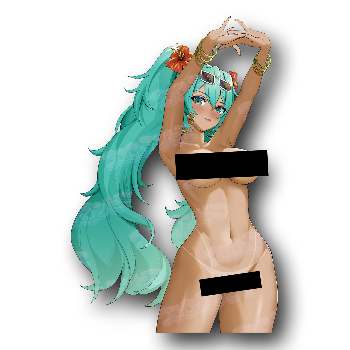 Gyaru Miku Sticker (Holo / Regular)