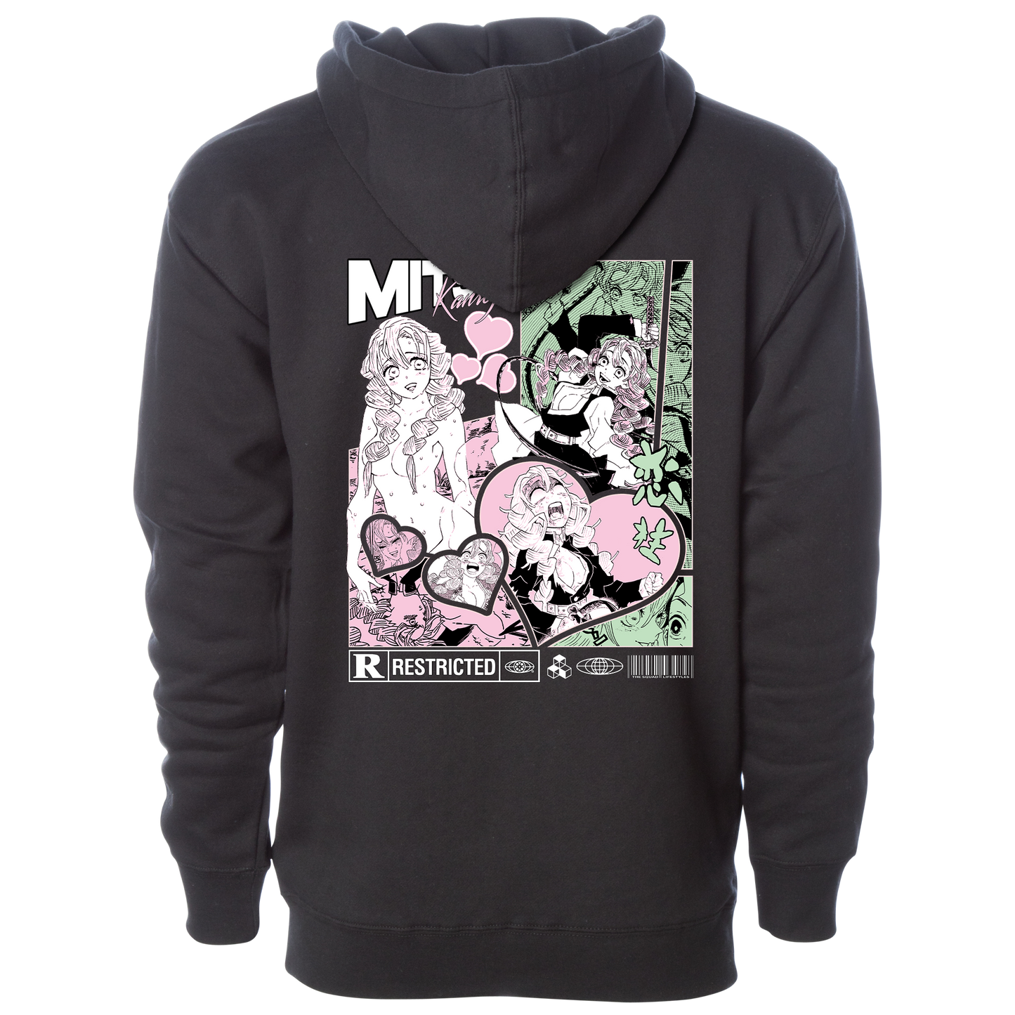 Mitsuri SFW Hoodie (Black)
