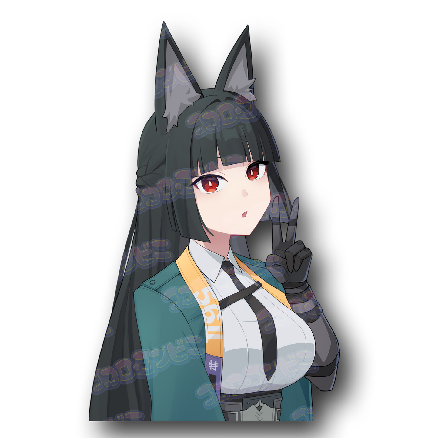 Miyabi Bust Up Sticker