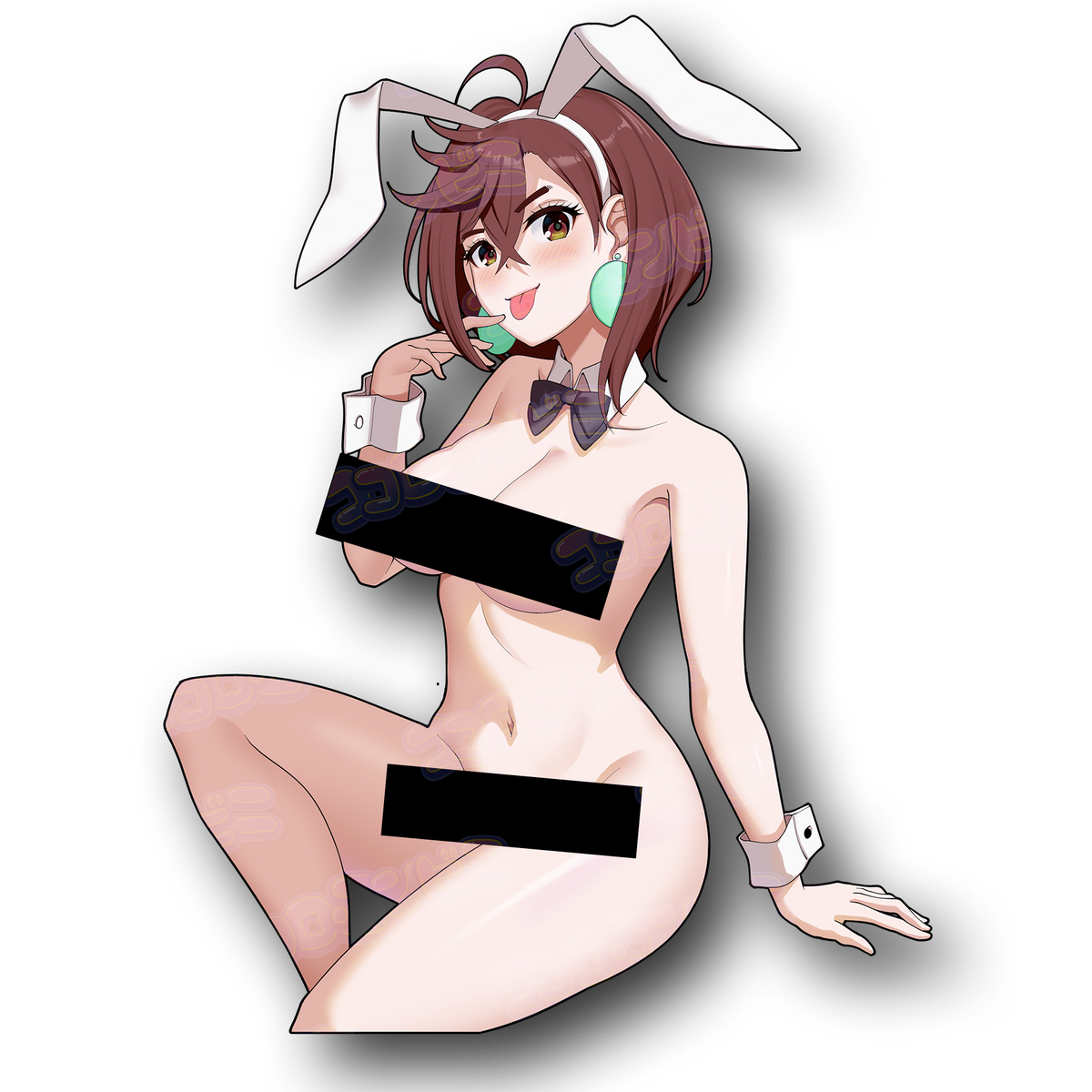 Momo Bunny Sticker (Holo / Regular)