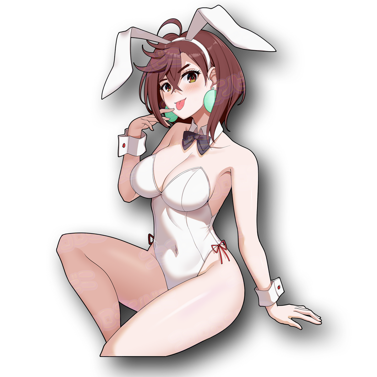 Momo Bunny Sticker (Holo / Regular)
