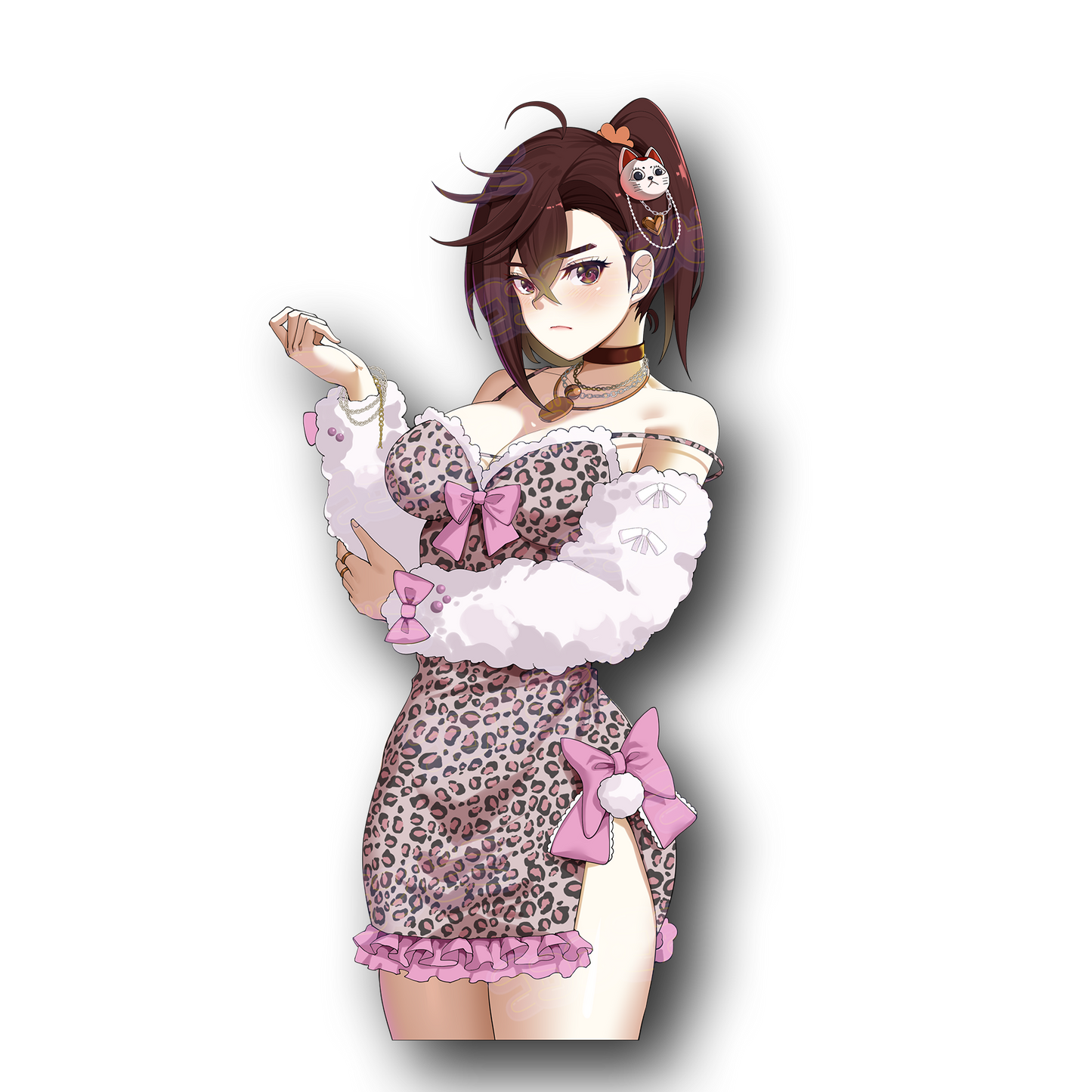 Gyaru Momo Sticker (Holo / Regular)