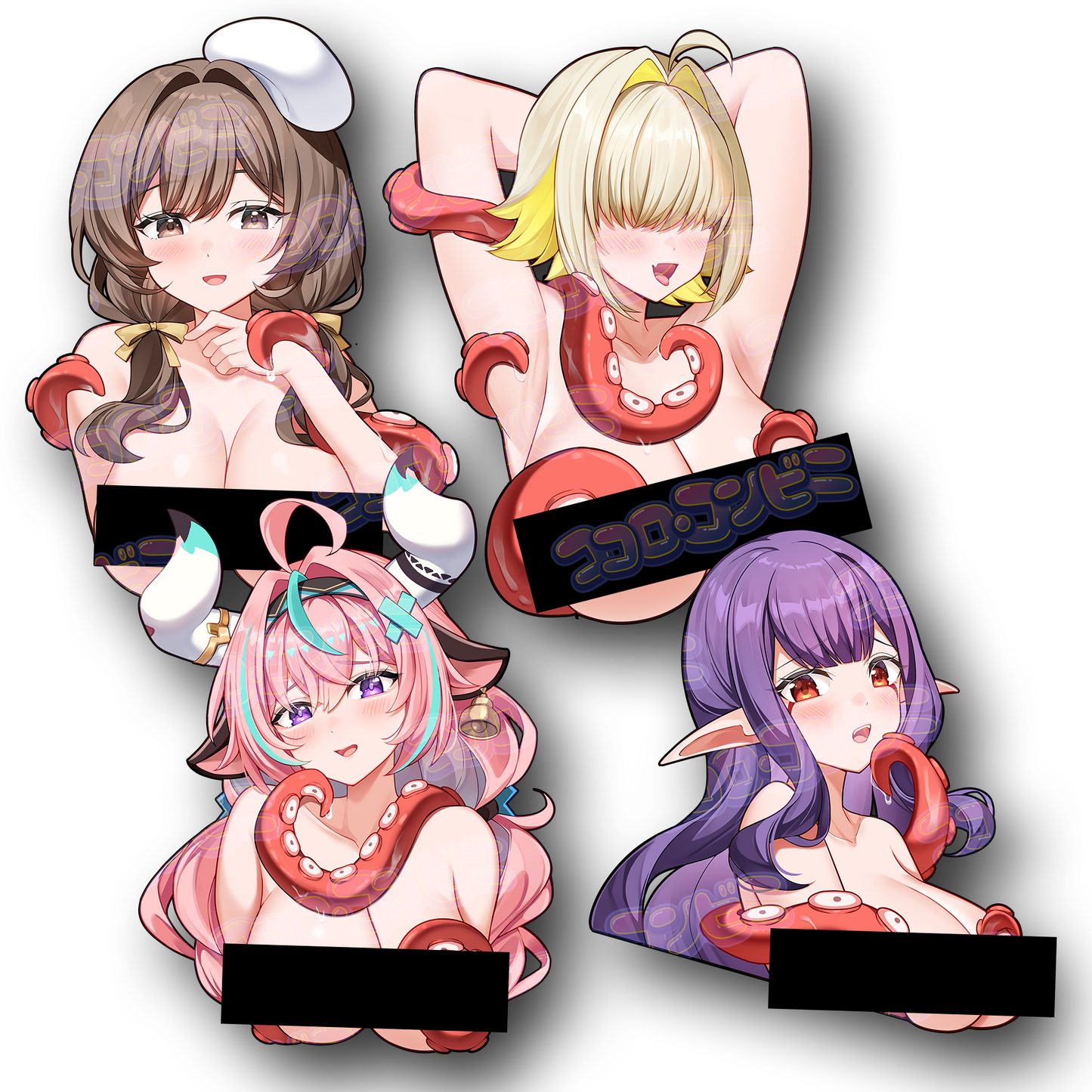 Tentacle Girls Sticker Bundle