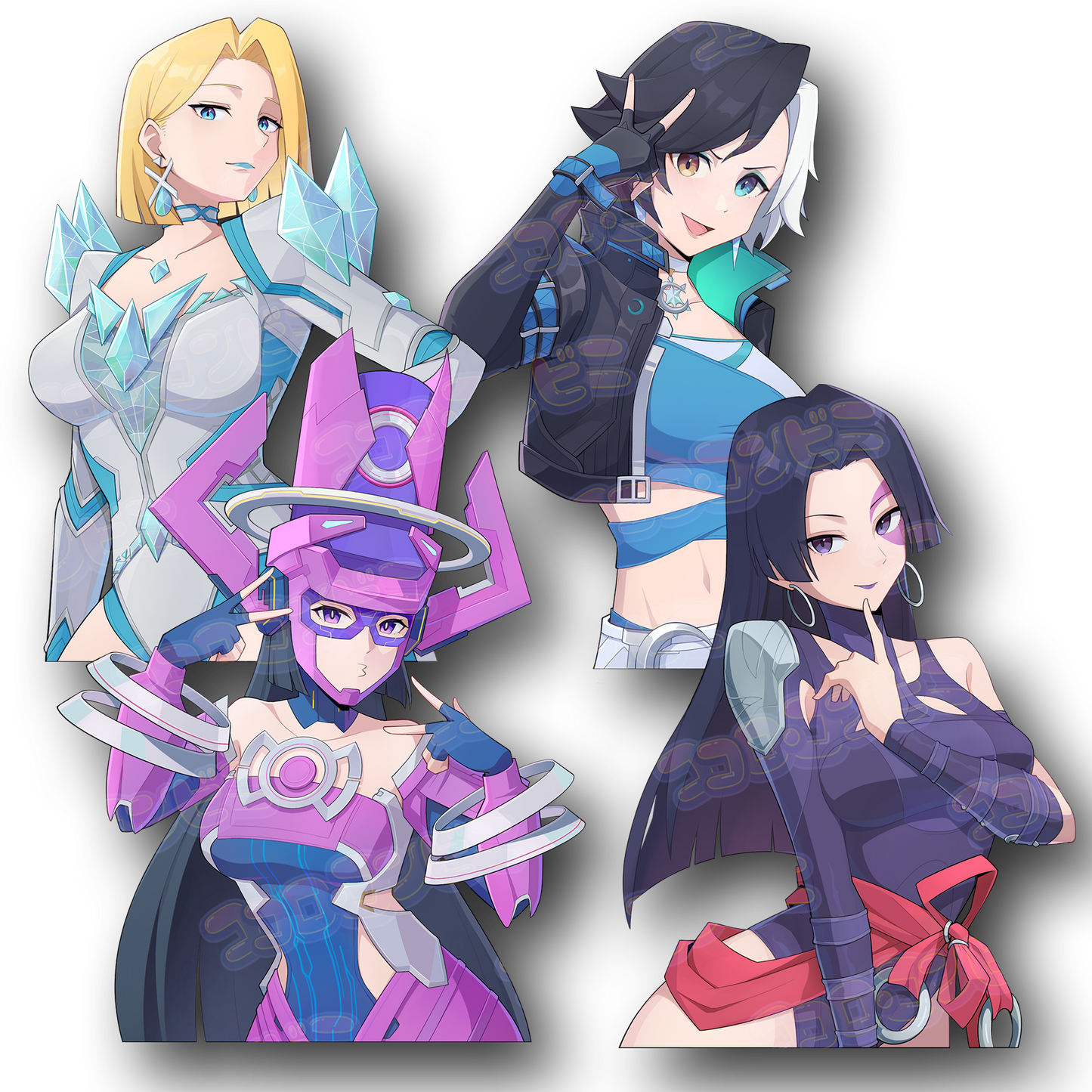 SuperHero Maids Sticker Bundle