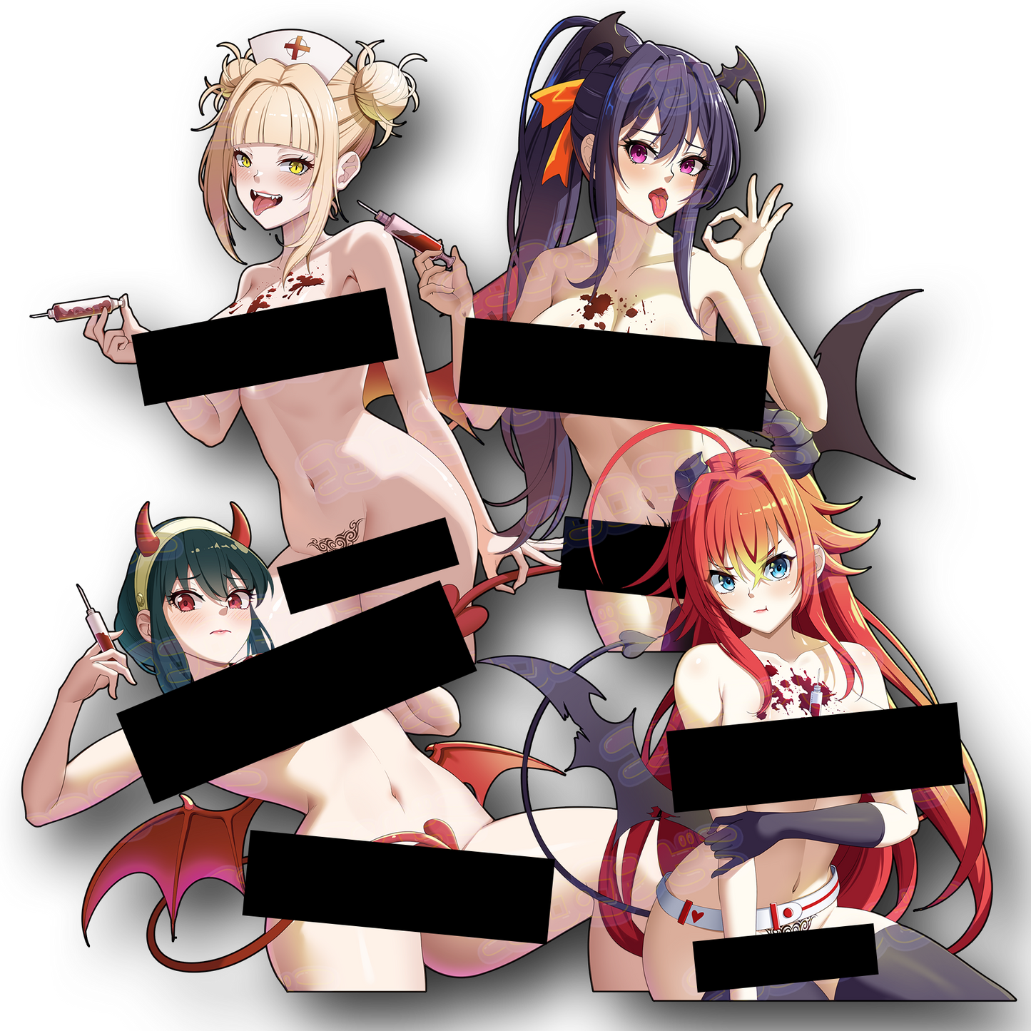 Nurse Succubus Sticker Bundle