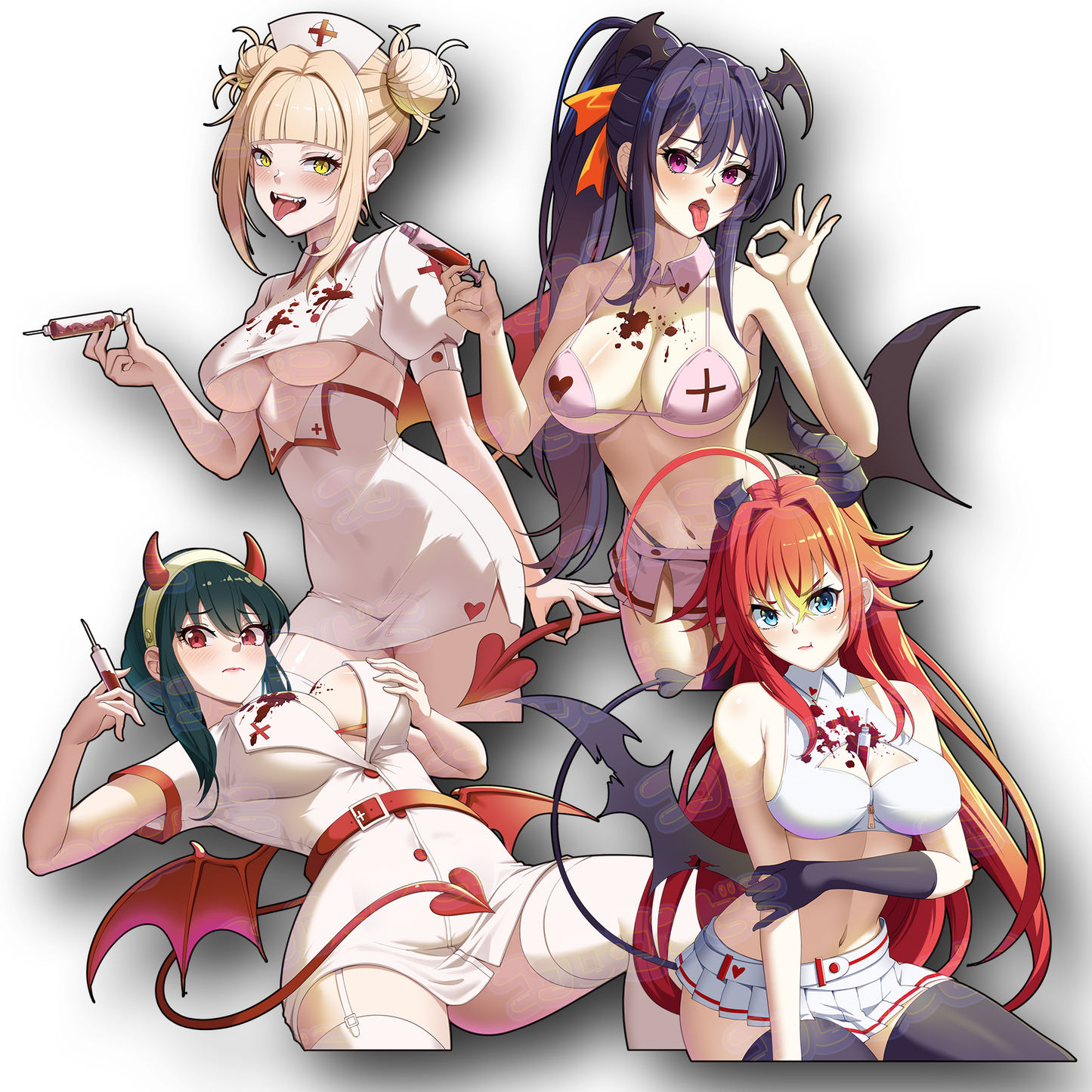 Nurse Succubus Sticker Bundle