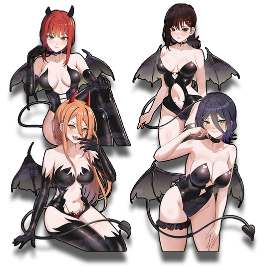 November Spank Bank - Succubus CSM Girls Stickers