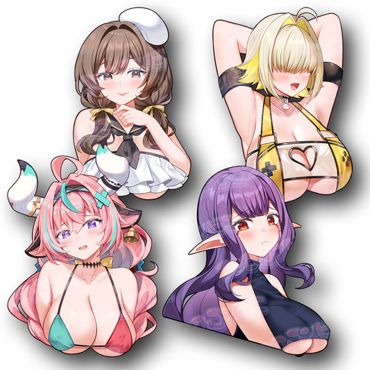 Tentacle Girls Sticker Bundle