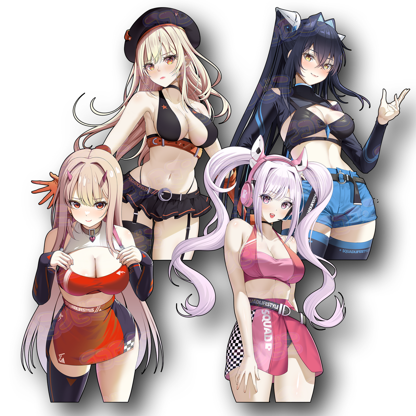 Race Queens Nikke Sticker Bundle