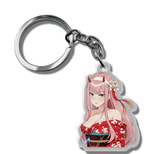 ZeroTwo Festival Keychain